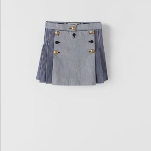 Zara Srpls striped skirt
